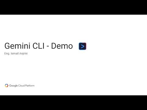 003 - Gemini CLI - Demo