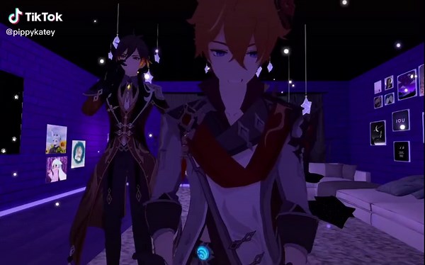 Dancing Fun with Boyfriend in VRChat | Genshin Impact