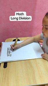 Math Long Division 😊 #reels #reelsfb #fbreels | Alyssa khate