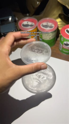 Check this out, I been drawing on Pringle lids! #coolart #art #pringles