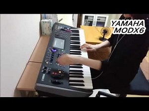 YAMAHA MODX6 CUTOFF and VOLUME techno