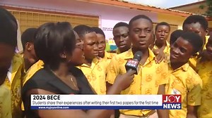 2024 BECE; Students share their experiences after writing their first two papers for the first time. #bece2024 #ghanaeducationservice #ghanaeducation #ministryofeducation #joylearningtv | Joy Learning