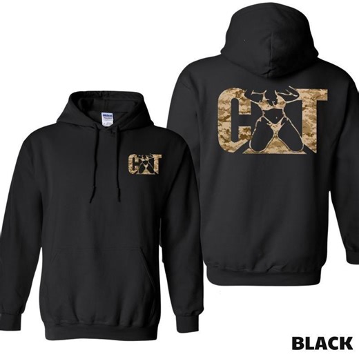 Graphic Hoodie CAT Camo Hoodie, Double-Sided Full-Color Design, Unisex Mens & Womens Top, Streetwear Hoodie, Camouflage Pullover, Fall Fashion Outfit, Casual Oversized Sweatshirt, Cozy Daily Wear, Urban Style Graphic Hoodie