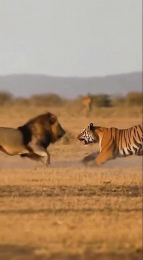🐯🦁Deer Caught Between Tiger & Lion – Which Apex Predator Wins?#AnimalBattle #Tiger #Lion #Wildlife