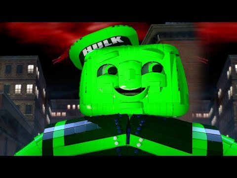 Defeat HULK Stay Puft Marshmallow Man Green - LEGO Dimensions MODS