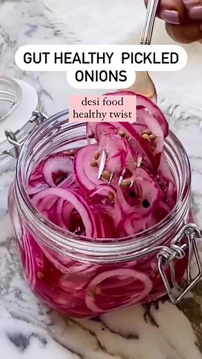 Gut Healthy Pickled Onions Recipe with Apple Cider Vinegar