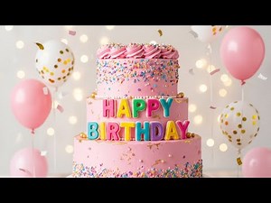 🎂 Happy Birthday 🎉 | Most Beautiful Birthday Cake Video ✨