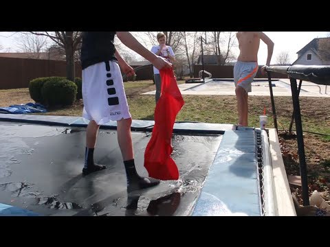 Six-Foot Water Balloon Pops Instantly on Impact