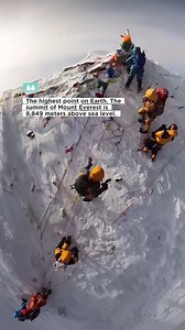 261K views · 2.4K reactions | The highest point on Earth. The summit of Mount Everest is 8,849 meters above sea level #everest #mounteverest #snowmountain #mountains #outdoors #outdooractivities | Agus S Maruf | Facebook