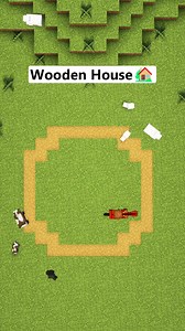 Minecraft Wooden House 🏠 #minecraft #minecrafttutorial #minecraftbuilds | Humoky