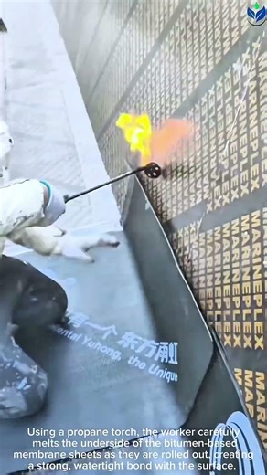 AMAZING Torch Down Membrane Installation For A LEAK PROOF Roof System Today 🛠️💪