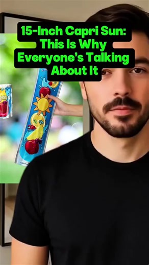 They made a 15-inch Capri Sun… and the internet lost it. 😂 This isn’t just a giant juice pouch — it’s nostalgia, comedy, and clout in one oversized meme. Here’s why it blew up on TikTok. #CapriSun #15InchCapriSun #ViralTrend #TikTokJuice #FernandoTonieloTalks #TrendExplained