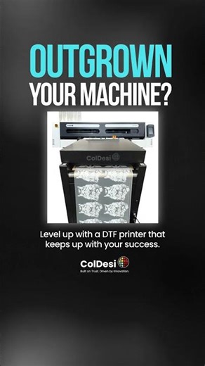 Many decorators start with small equipment, but eventually the orders outgrow the machine.