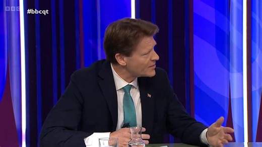 “You've got to adapt to climate change as opposed to thinking you can stop it” Reform UK’s Richard Tice says “smarter” and “less costly” options such as improving sea defences in the Maldives should be prioritised over net zero commitments #bbcqt bbc.in/3U37X8O | BBC Question Time