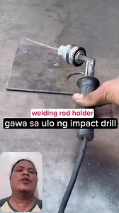 1.7M views · 9.3K reactions | welding rod holder na gawa sa ulo ng impact drill. magandang idea heavy duty. #diywrldingrodholder #kapanewstv ©️seniorwelder | Kapa News Tv | Facebook