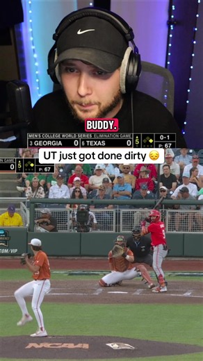 College World Series pitching performance vs Texas Longhorns — Georgia Bulldogs
