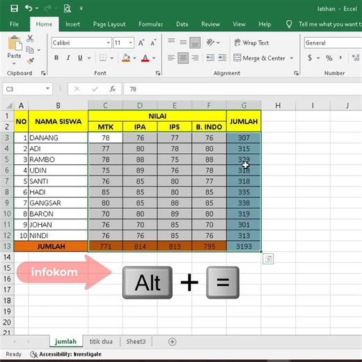 615 Adding without typing formulas