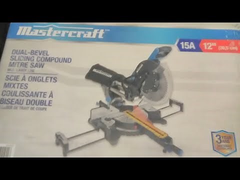 Master craft Mitre saw Unboxing