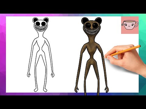 How To Draw Monster Bear from Zoonomaly | Easy Drawing Tutorial