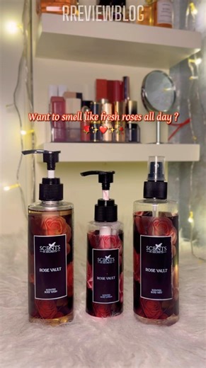 Smell like fresh Rose using this BodyCare Set 🌹✨❤️