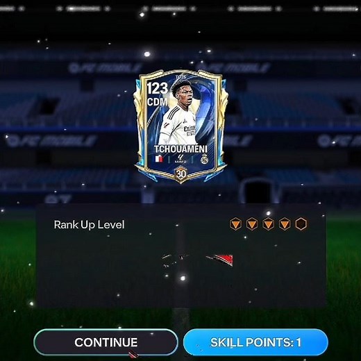 RANKING UP 118 TCHOUAMÉNI TO MAX OVR! Max Stats Revealed! 🙌🏻🔥 #fcmobile #fifamobile #football