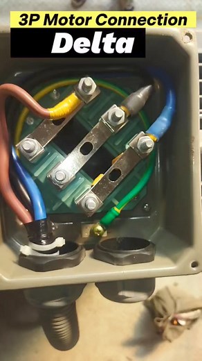 3 Phase 55KW Motor Delta Connections #3PhaseMotorDeltaConnections #delta #deltaconnection #3phase #3PhaseMotorConnection #Stardeltastarterconnection #stardeltaconnectioninmotorterminal #stardeltaconnection #3phasemotorterminal #motorterminal #Motorterminalconnection #Deltaconnectionkaisekaren #deltaconnection3phasemotor #motorconnectionstardelta #stardeltastarter #deltaconnection #mianelectric #shorts #viral #yt #fypシ | Mian Electric