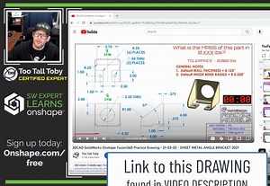 Sheet Metal Beginner Tutorial 钣金入门教程
