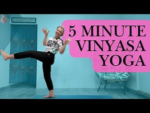 5-Minute Vinyasa Yoga | Quick Standing Flow for Energy & Focus