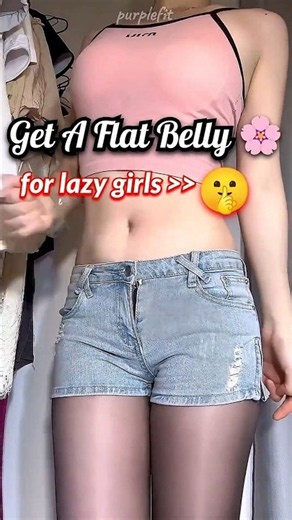Get a Flat Belly for Lazy Girls 🔥 | 10-Minute Workout