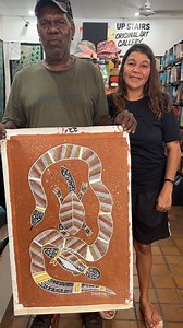 22K views · 771 reactions | Merry Christmas from Artist David Kenton and his wonderful partner! Stay tuned as we list his unique cross hatching designs to our website. A perfect xmas gift! #art #gallery #nt #australia #indigenousart #aboriginalart #indigenousart #colours #design #home #decorations #interiordesign #forsale #artwork #texture #patterns #foryou | Readback Aboriginal Art Darwin | Facebook