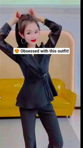 Elegant Bubble Sleeve Two-Piece Women Suit | Spring Summer Fashion