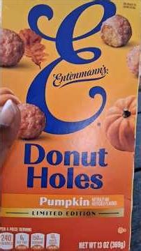 Entenmanns Pumpkin Donut Holes ( Limited Edition ) Review #Entenmanns #limitededition #pumkin #fyp
