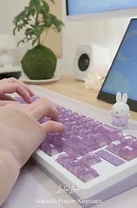 Supsup purple keycaps review: A cozy keyboard upgrade