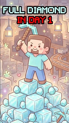 Only 1 day Full Diamond armor