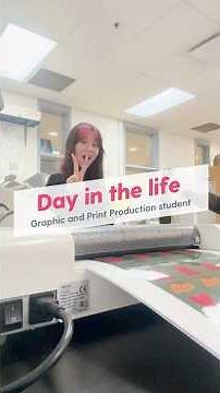Day in the life of a Graphic and Print Production student at NSCC