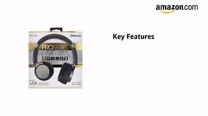 SENTRY Industries Inc. BT500 Bluetooth Headphones Black
