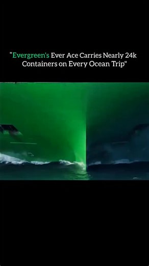 Inside Out on Instagram: "Ever Ace is Evergreen's largest container ship with 23,992 twenty foot containers. It ranks second globally in capacity after MSC Irina which holds 24,346 containers. Launched in 2021, the ship is 399.9 meters long and 61.5 meters wide. It operates mainly on Asia Europe routes and improves global trade efficiency. Ships like Ever Ace carry electronics, furniture, and other goods while reducing transport costs by moving huge amounts of cargo at once. via: @kiwi_aerial_sh