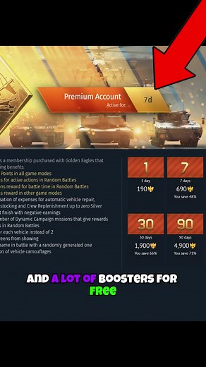Obtenez un Premium gratuit et des bonus dans War Thunder