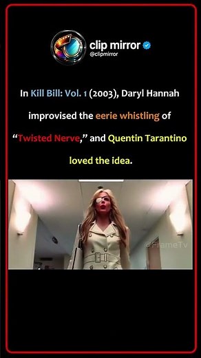 Daryl Hannah Improvised Kill Bill's Creepy Whistle! ♫ 👹 #movie