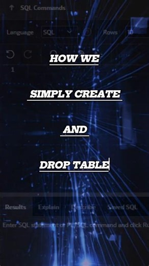 How to Create & Delete a Table in SQL