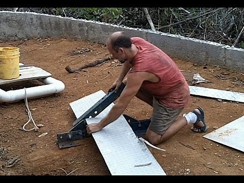 Making a Sheet Metal Shear with Scrap