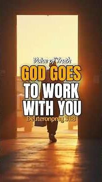 God Goes to Work With You | Daily Devotion #jesus #christianmotivation #morningprayer