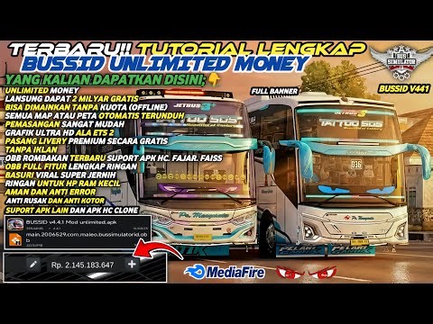 UPDATE BUSSID 4.4.1 !! CARA PASANG APK + OBB BUSSID V4.4.1 TERBARU 2025 | BISA SEMUA HP