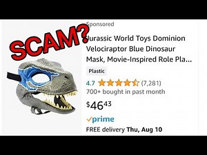 How To Avoid Dino-Mask Scams On Amazon!