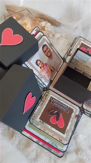 Three layers customised exploding box with photos✨️♥️ Contact us for more details, 0710423770 #boxes