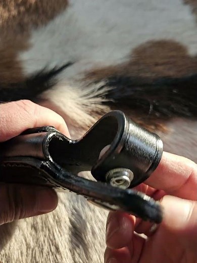 Beretta 84 FS IWB Handmade Holster: Natural Leather