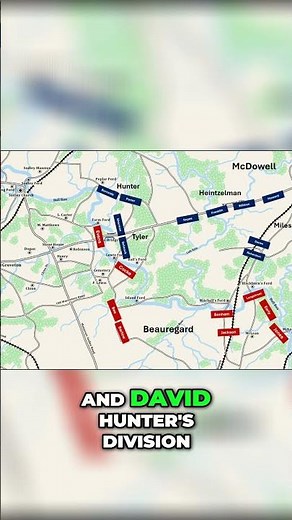 Outflanking the Confederates at First Bull Run #History #civilwar #Union #Confederate