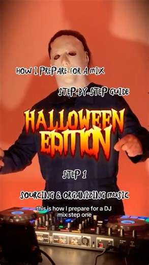 How To Prepare For A DJ Mix | Step 1 | Halloween Edition 🎃