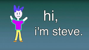 Gloriously random animation about a man named Steve is going viral