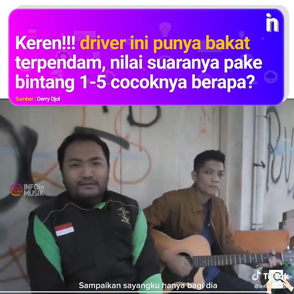 Suara Keren Ojol Nyanyi di Motor 🎶
